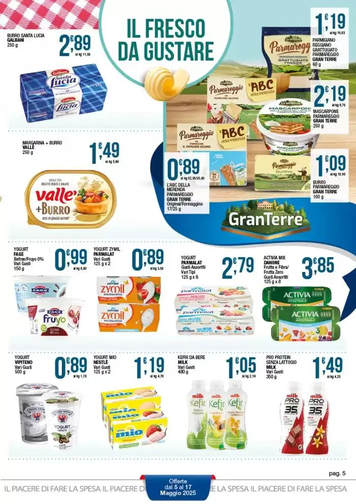 Convenienza per passione da 5 maggio a 17 maggio di 2025 - Pagina del volantino 5