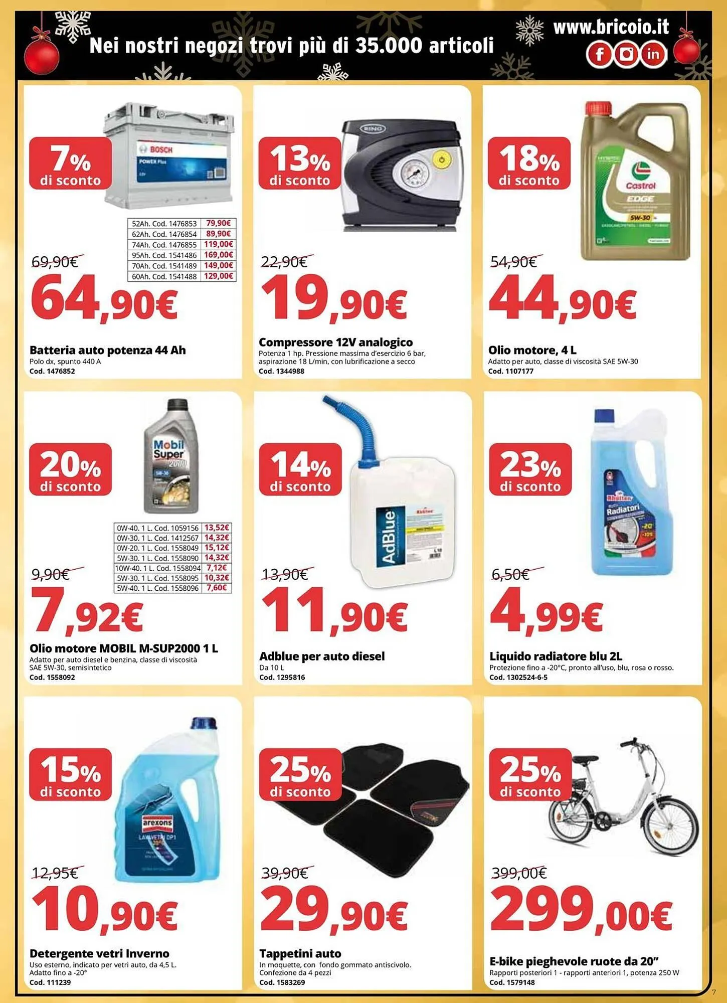 Volantino Brico Io da 9 dicembre a 24 dicembre di 2025 - Pagina del volantino 7