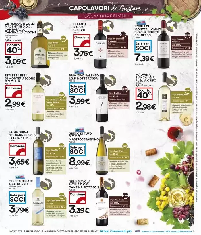 Sconti Fino al 40 % da 23 gennaio a 5 febbraio di 2025 - Pagina del volantino 13