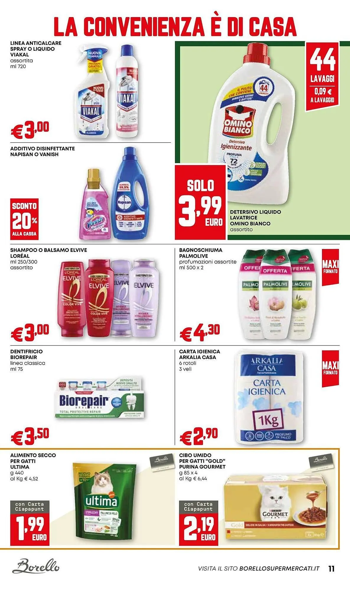 Volantino Borello Supermercati da 21 agosto a 3 settembre di 2025 - Pagina del volantino 11