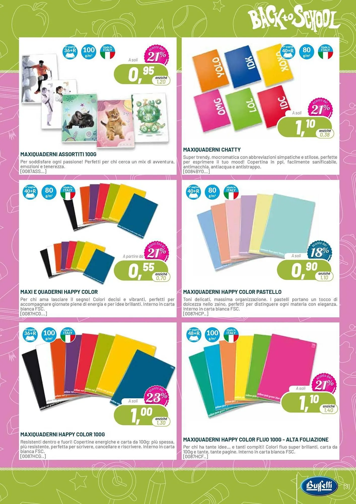 Volantino Buffetti da 1 luglio a 30 settembre di 2025 - Pagina del volantino 3