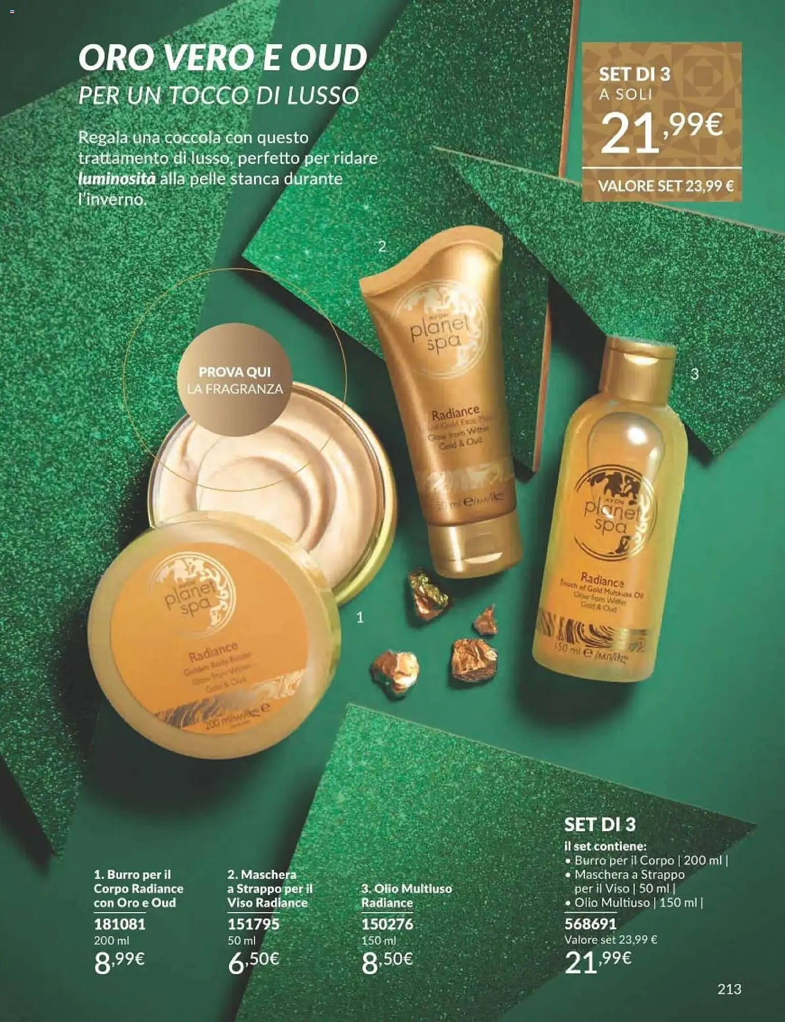 Catalogo Avon da 1 dicembre a 30 dicembre di 2025 - Pagina del volantino 213