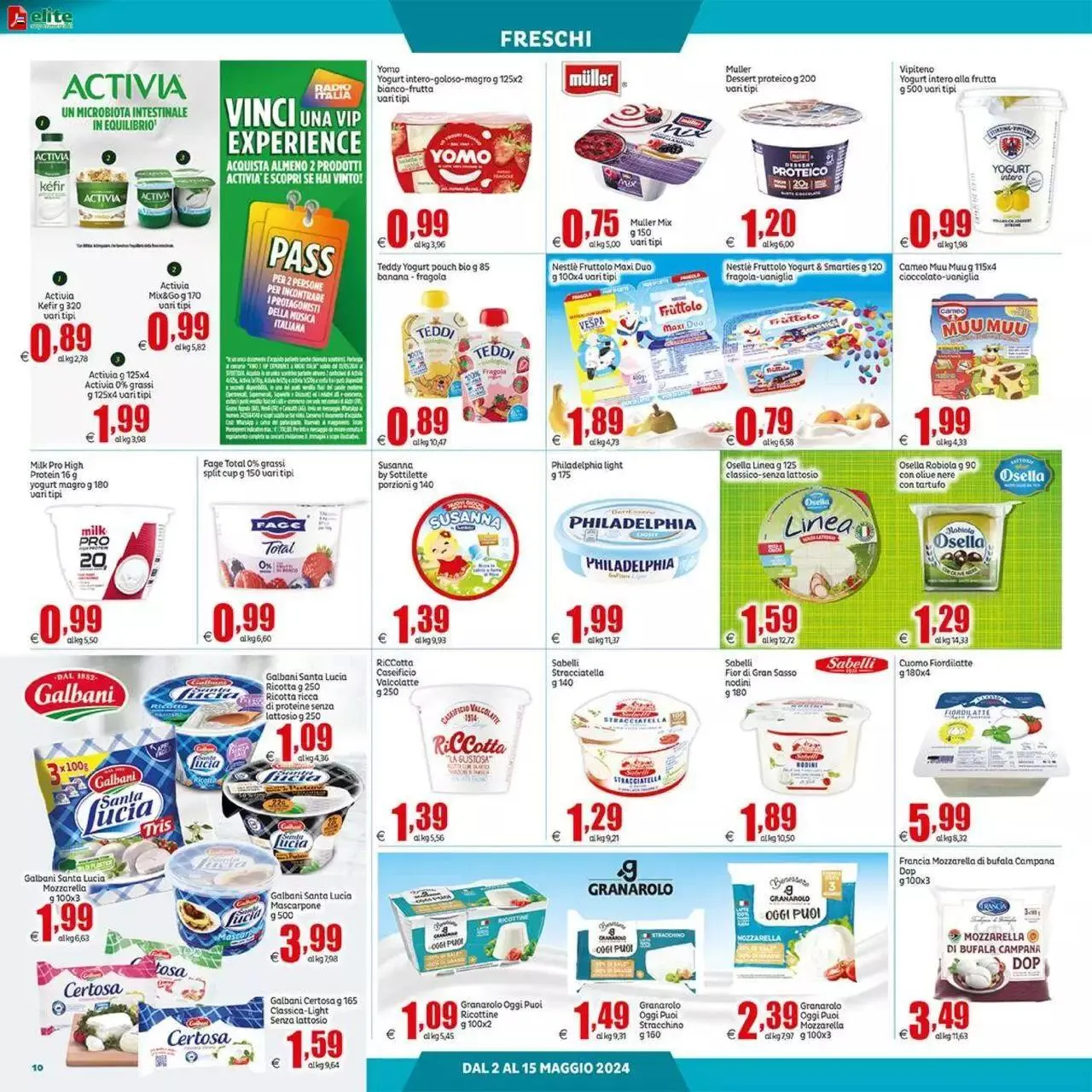 Volantino Elite Supermercati da 2 maggio a 15 maggio di 2024 - Pagina del volantino 10