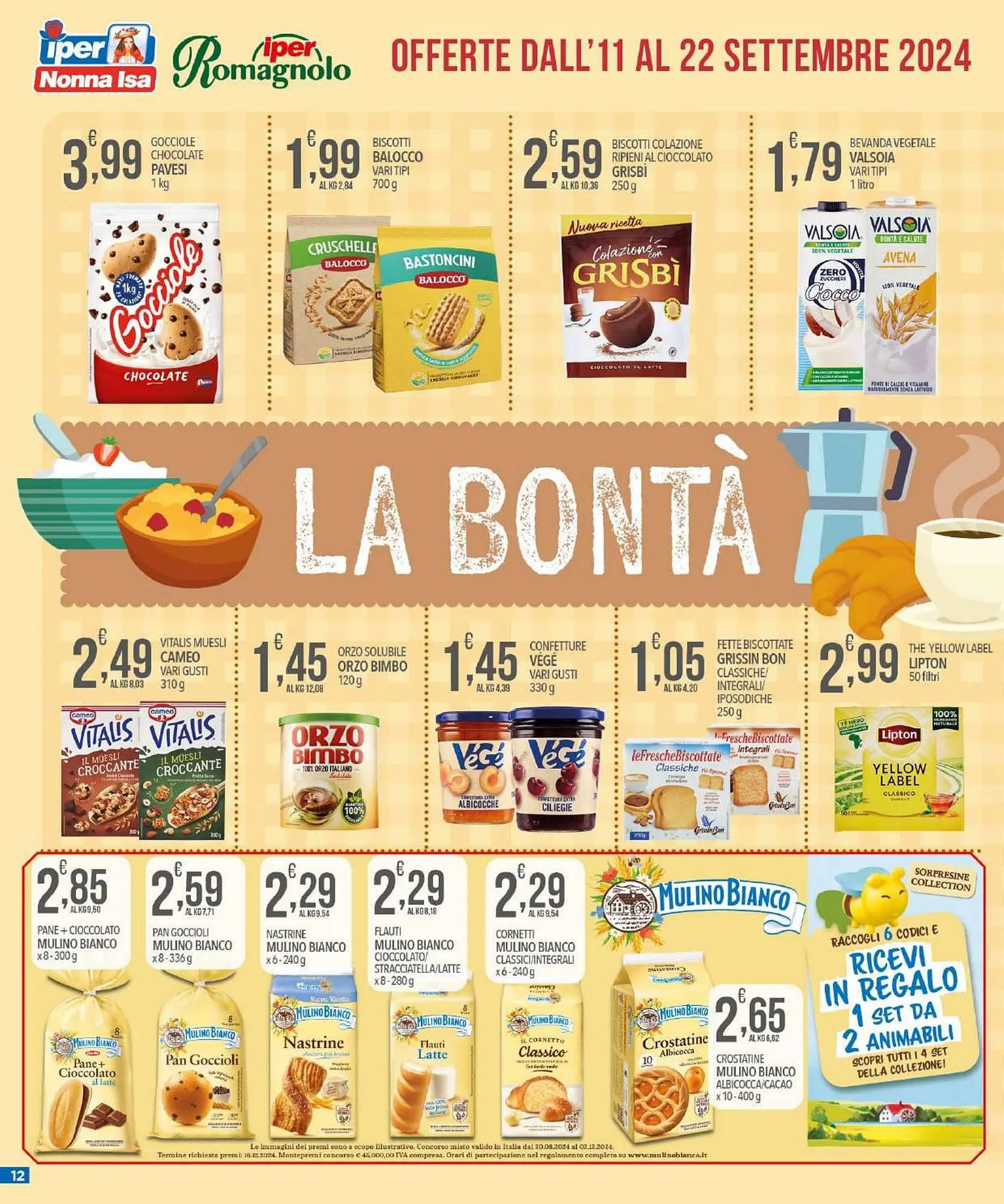 Volantino Iper Romagnolo da 11 settembre a 22 settembre di 2024 - Pagina del volantino 12