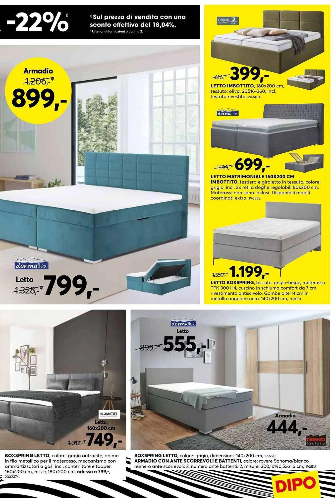 Volantino Dipo Arredamenti da 25 giugno a 6 luglio di 2025 - Pagina del volantino 13