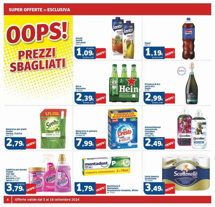 Oops prezzi sbagliati , Superstore da 5 settembre a 18 settembre di 2024 - Pagina del volantino 4