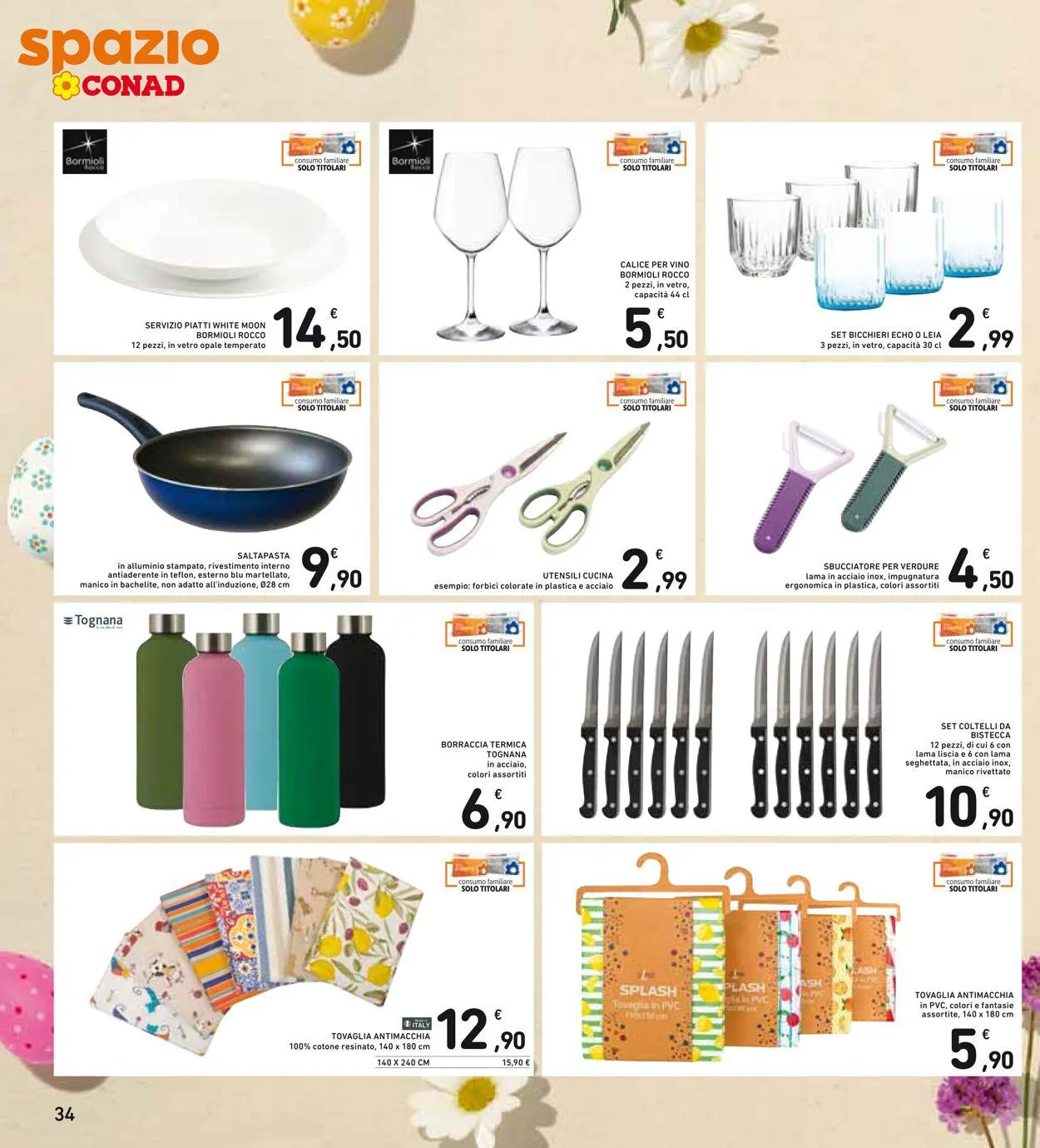 Conad - Spazio - Napoli Volantino attuale da 20 marzo a 30 marzo di 2024 - Pagina del volantino 34