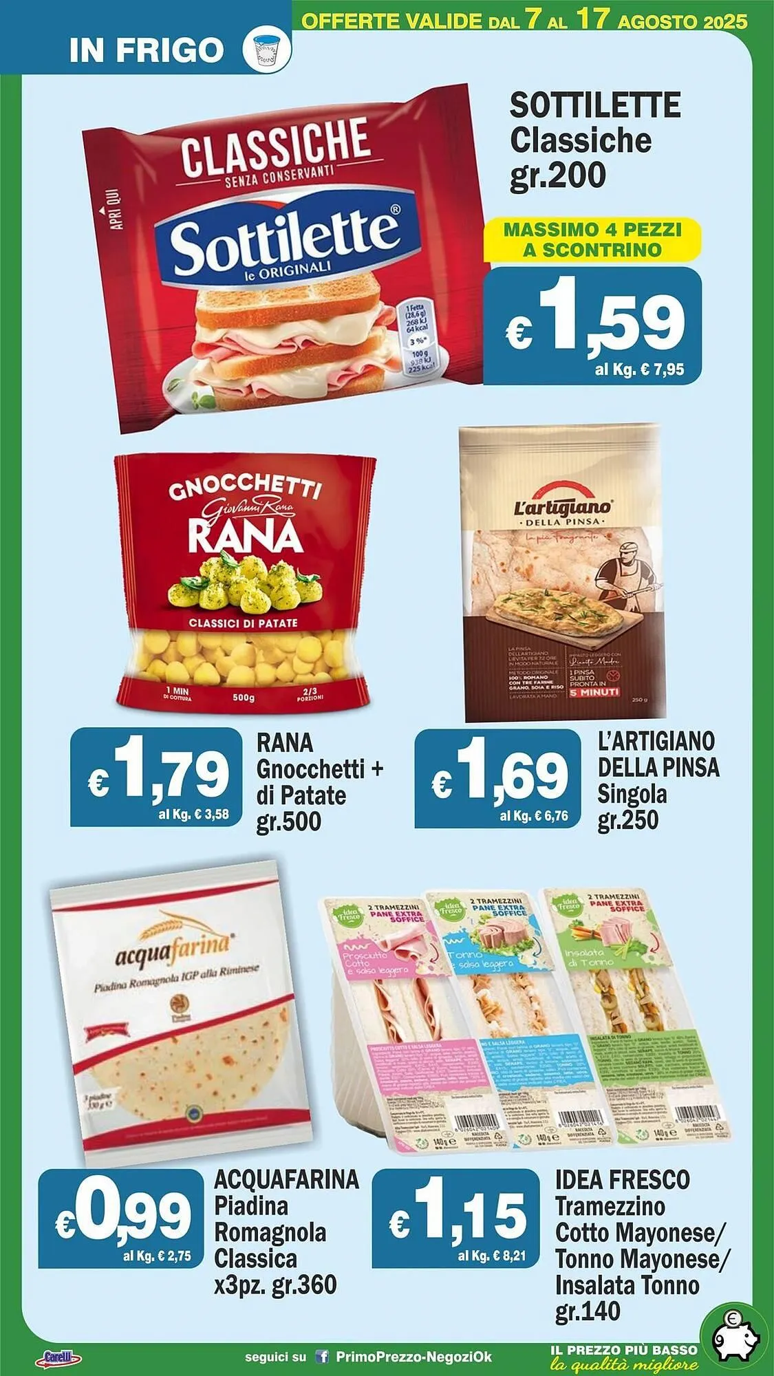 Volantino Primo Prezzo da 7 agosto a 17 agosto di 2025 - Pagina del volantino 45