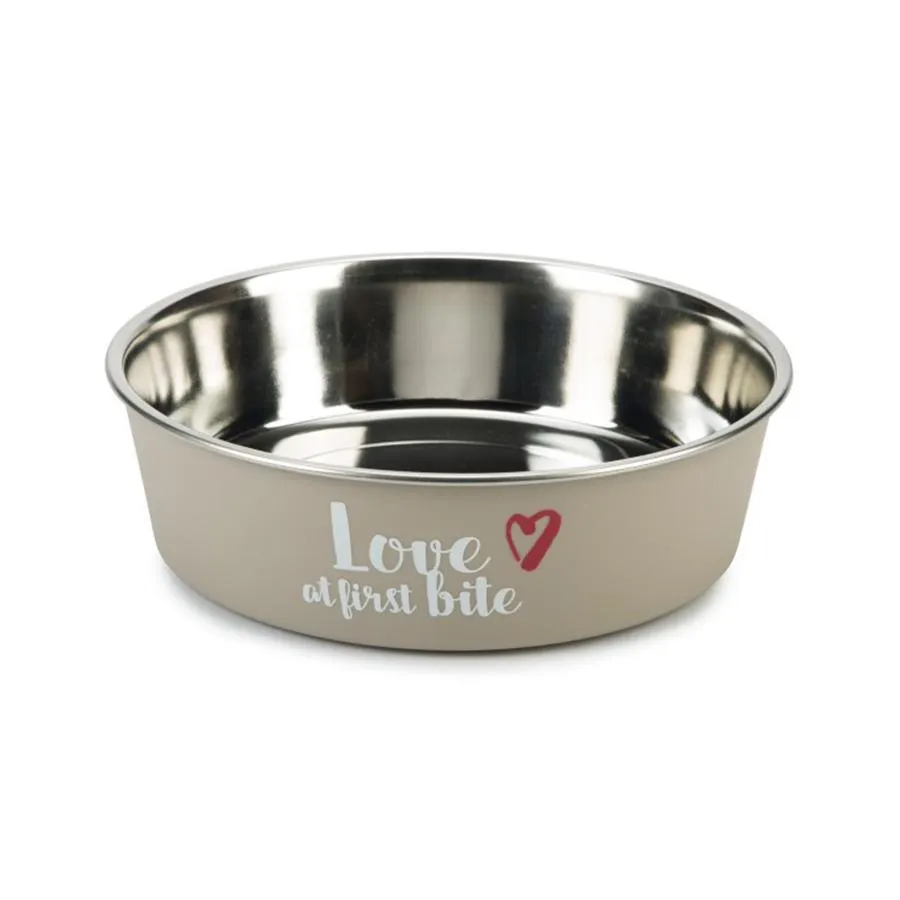 Ciotola cane acciaio first bite