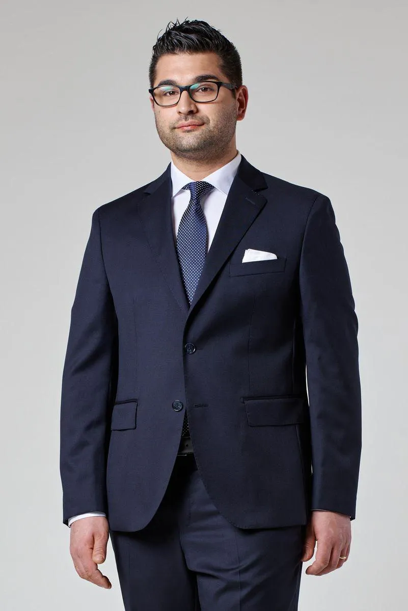 Blazer blu 100s four seasons comfort corto