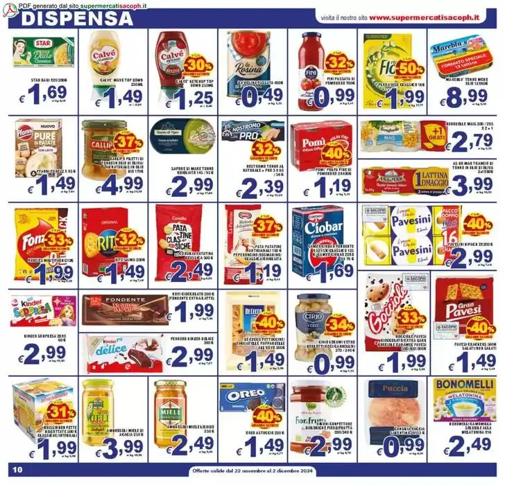 Grandi offerte da 22 novembre a 2 dicembre di 2024 - Pagina del volantino 10
