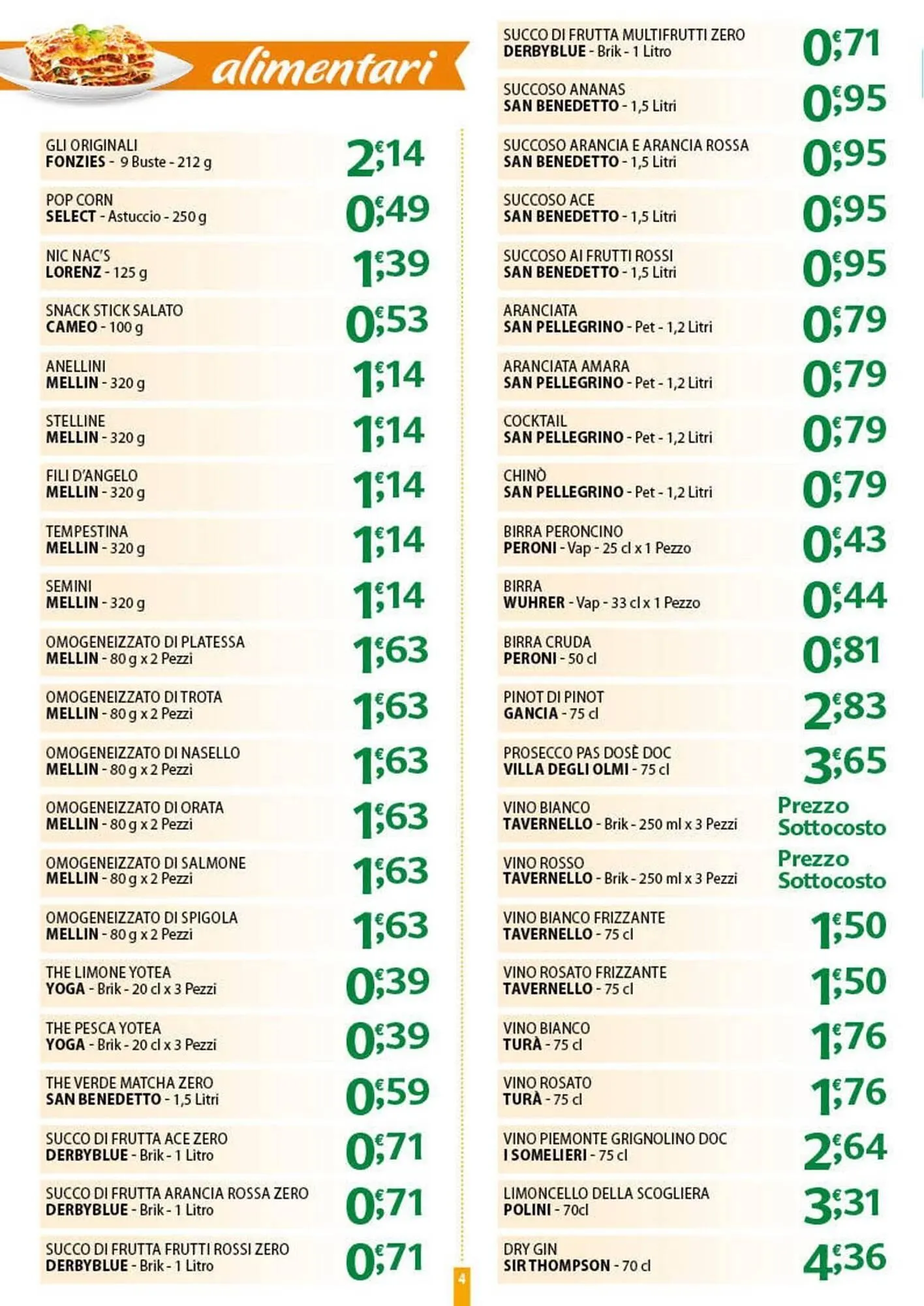 Volantino Gambardella Cash da 28 luglio a 2 agosto di 2025 - Pagina del volantino 4