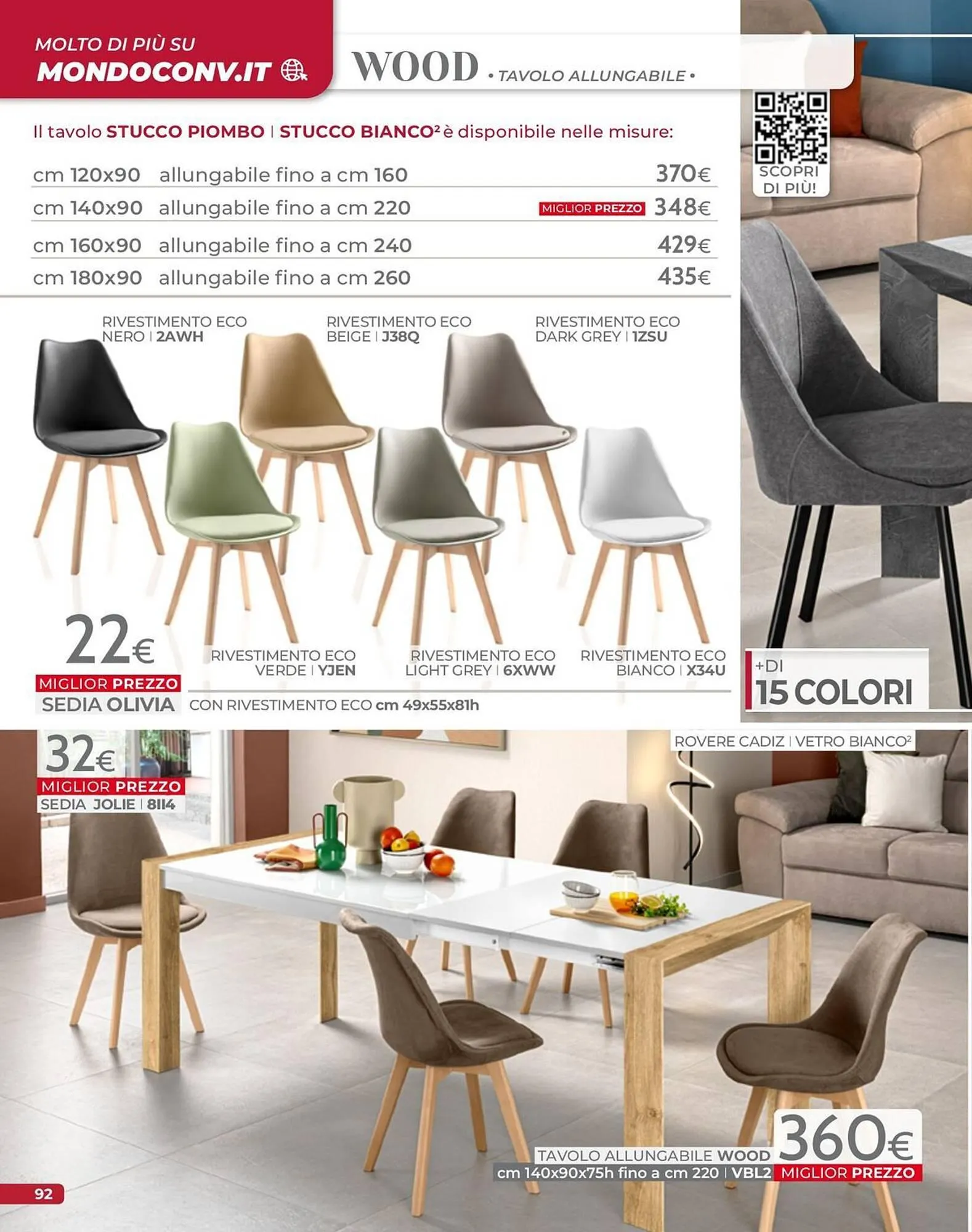 volantino Mondo Convenienza da 1 settembre a 31 dicembre di 2025 - Pagina del volantino 94