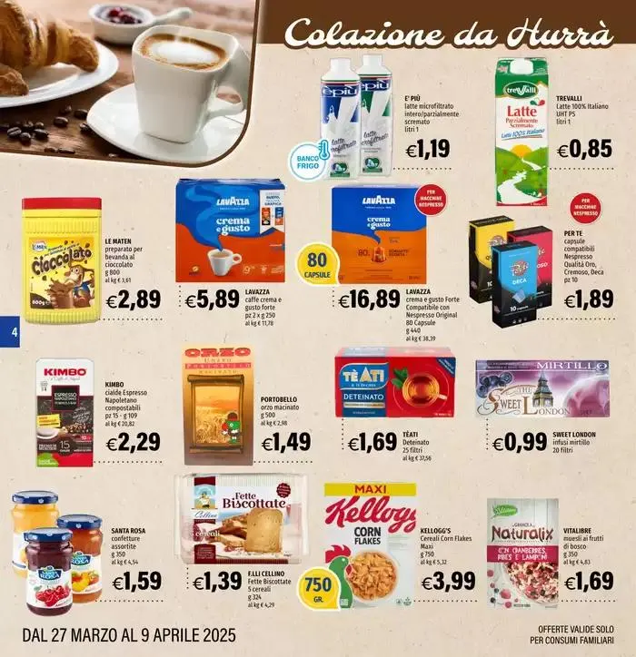 Catalogo Hurrà Discount da 27 marzo a 9 aprile di 2025 - Pagina del volantino 4