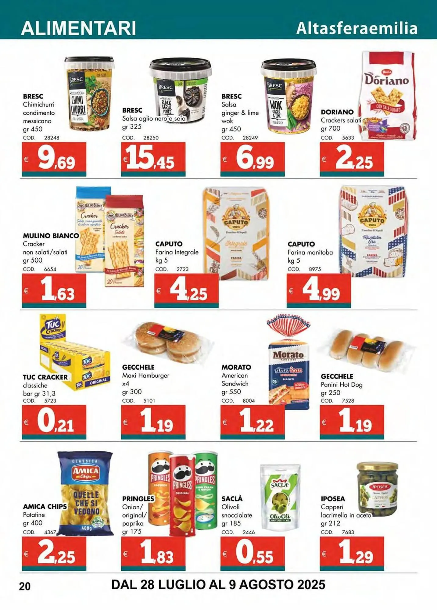 Volantino Altasfera da 28 luglio a 9 agosto di 2025 - Pagina del volantino 20