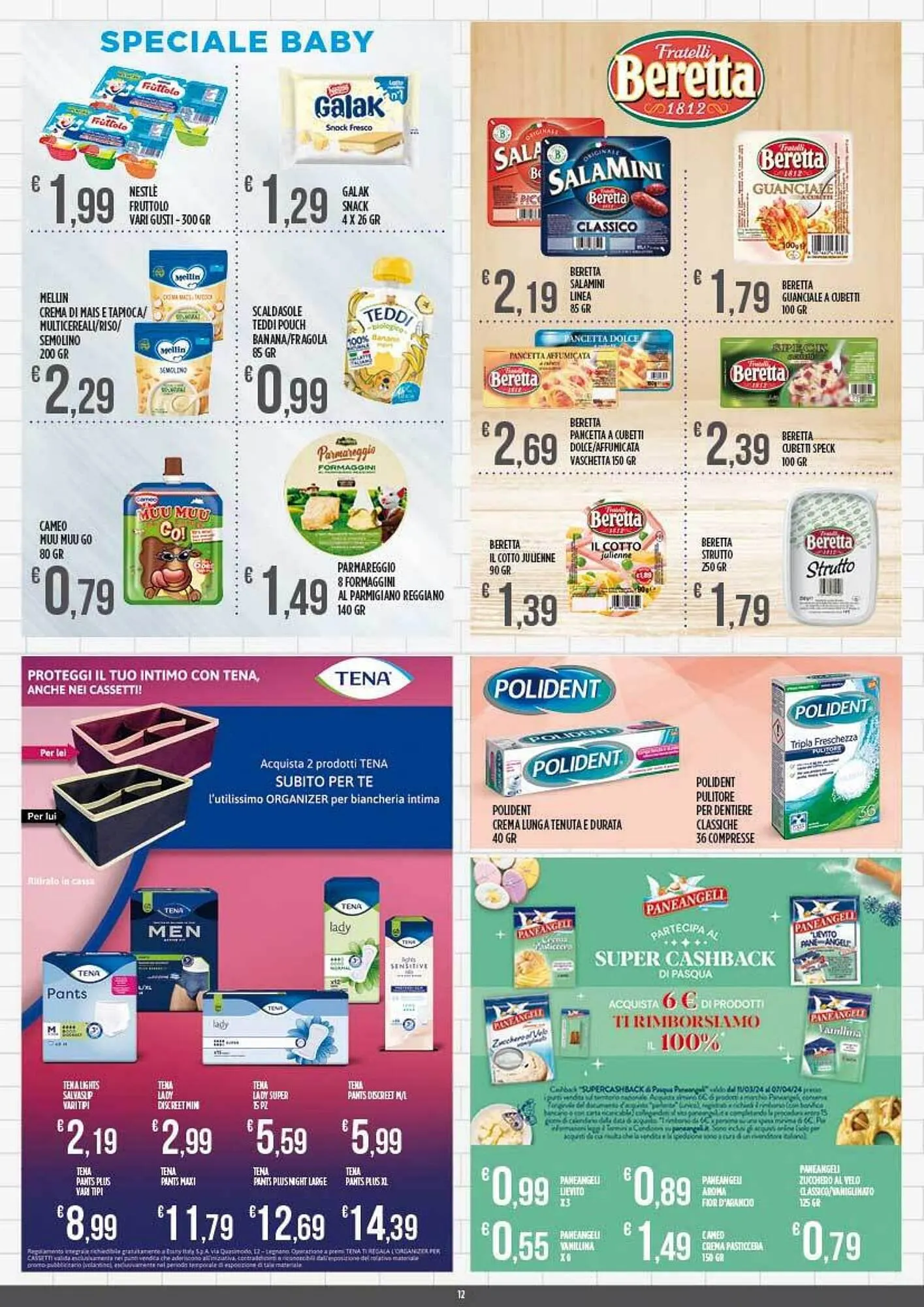 Volantino Supermercato Pollio da 18 marzo a 31 marzo di 2024 - Pagina del volantino 12
