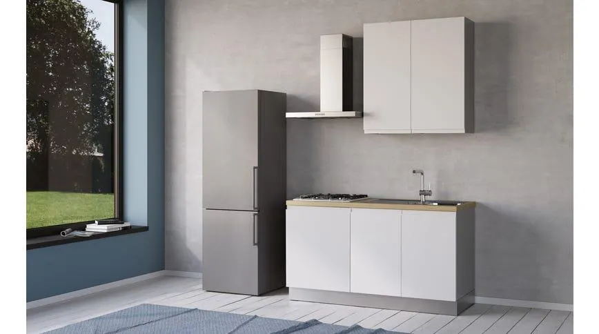 Iris cucina 150 cm colore bianco opaco