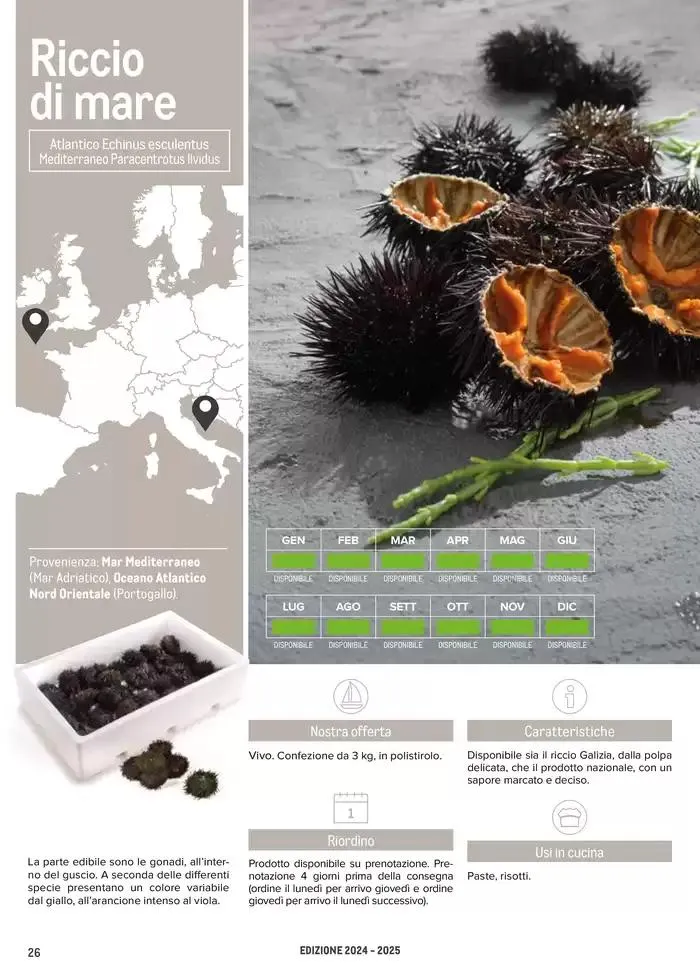 Catalogo Frutti di mare da 2 gennaio a 31 luglio di 2025 - Pagina del volantino 26