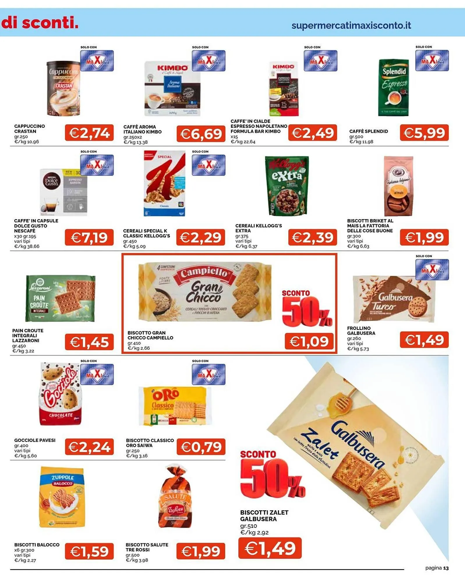 Volantino Maxisconto da 26 febbraio a 8 marzo di 2026 - Pagina del volantino 13