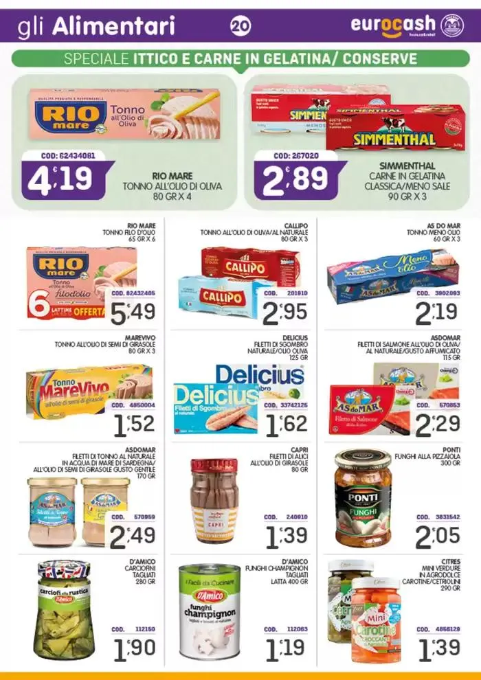 Sottocosto da 20 gennaio a 16 febbraio di 2025 - Pagina del volantino 20