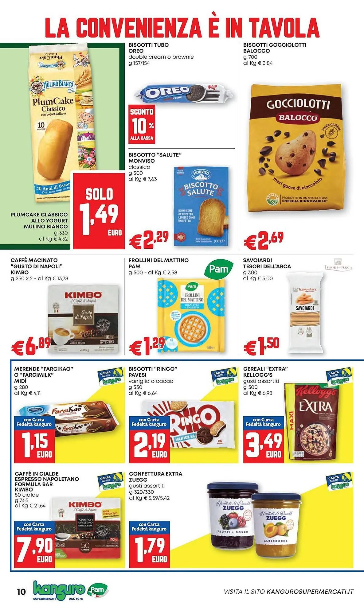 Volantino Kanguro da 10 luglio a 23 luglio di 2025 - Pagina del volantino 10