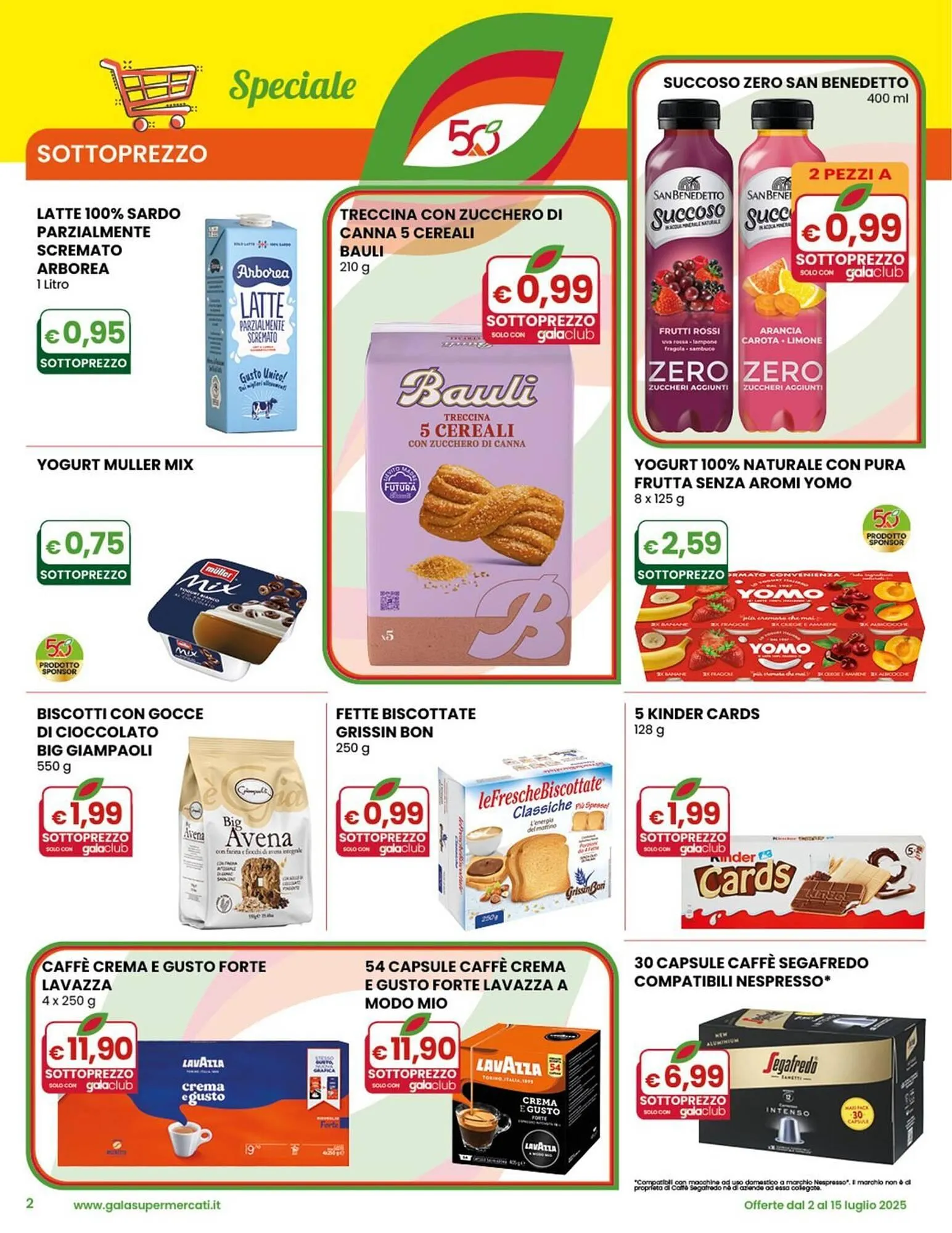 Volantino Gala Supermercati da 2 luglio a 15 luglio di 2025 - Pagina del volantino 2