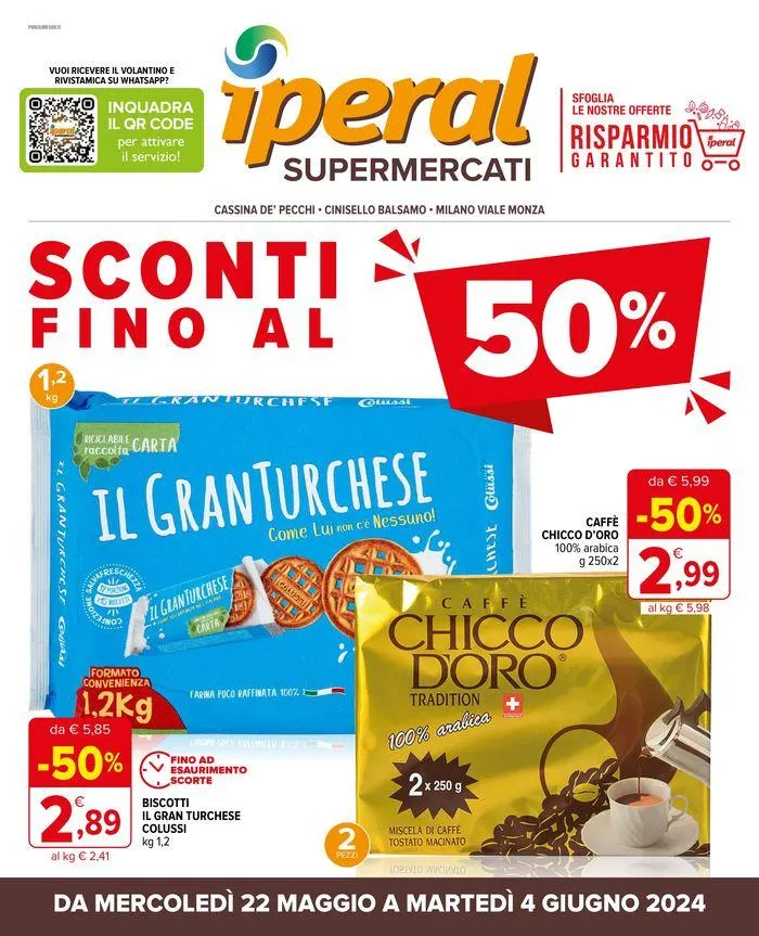 Sconti fino al 50% da 22 maggio a 4 giugno di 2024 - Pagina del volantino 1