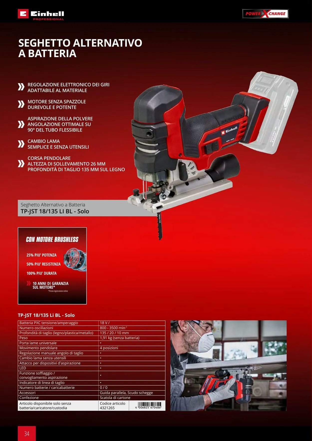 Einhell da 17 giugno a 17 dicembre di 2025 - Pagina del volantino 34