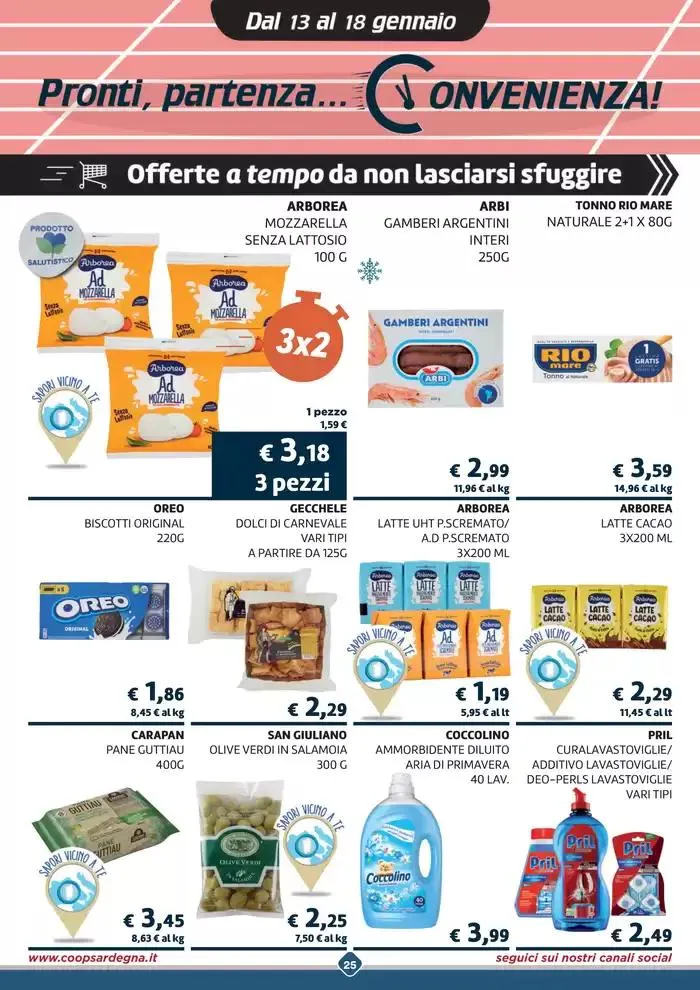 Sottocosto Freschi  da 9 gennaio a 18 gennaio di 2025 - Pagina del volantino 25