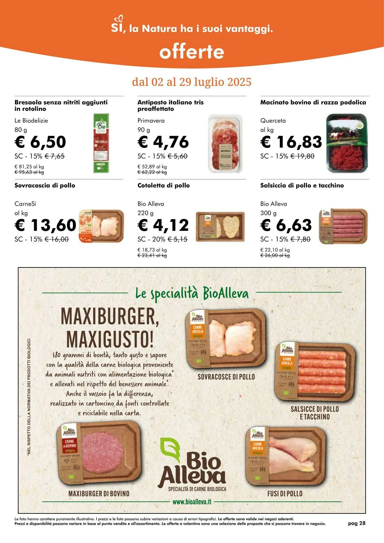 Natura Sì Volantino attuale da 1 luglio a 31 luglio di 2025 - Pagina del volantino 28