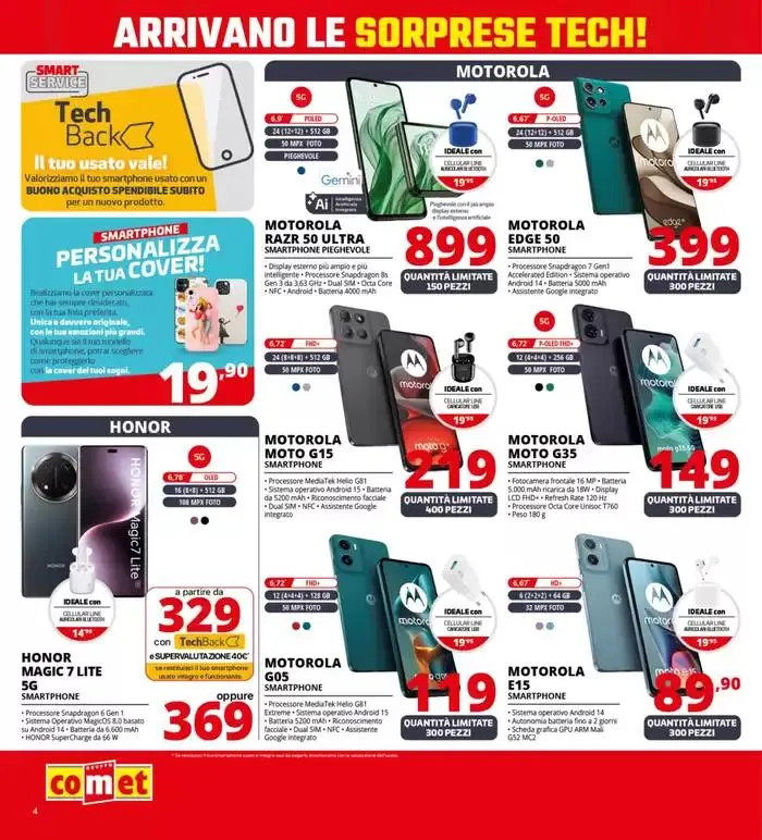 Sorprese tech da Comet! da 17 aprile a 28 aprile di 2025 - Pagina del volantino 4