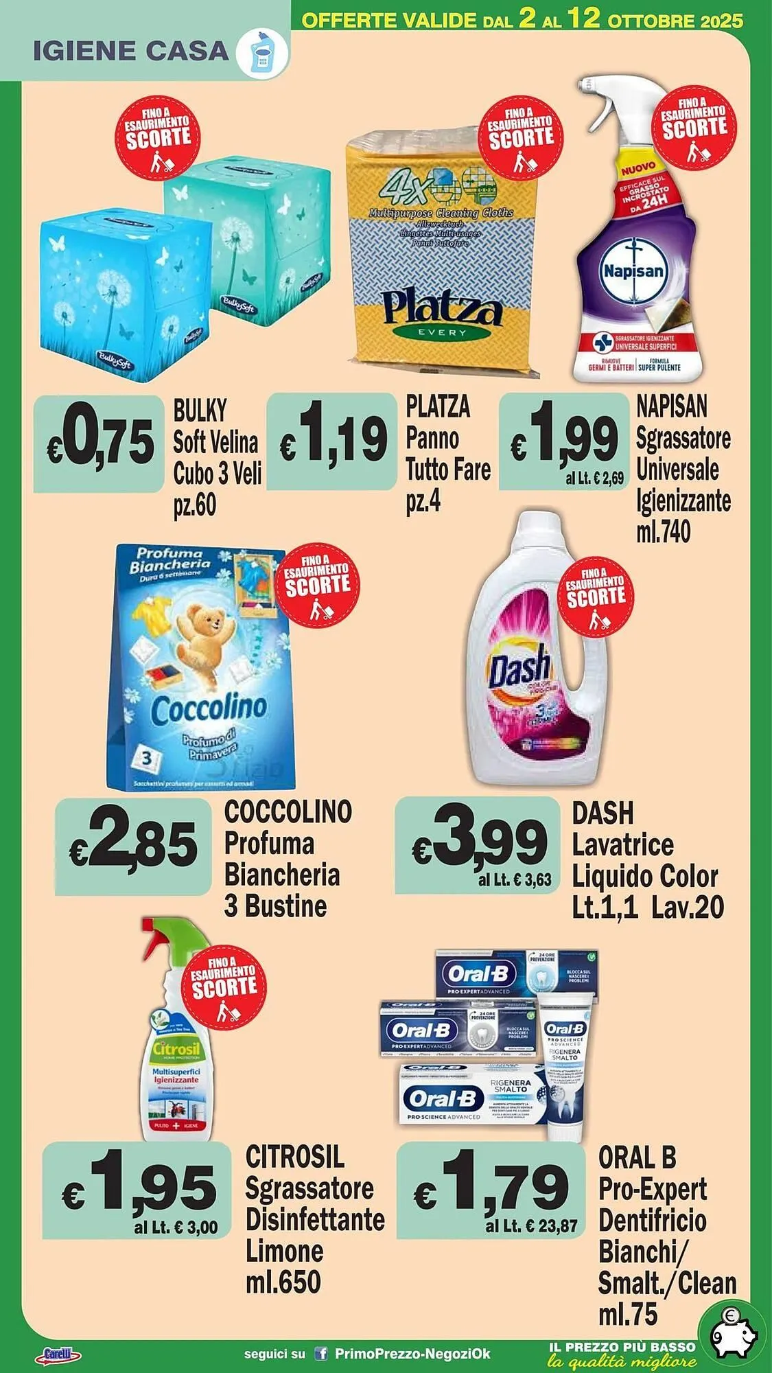 Volantino Primo Prezzo da 2 ottobre a 12 ottobre di 2025 - Pagina del volantino 23