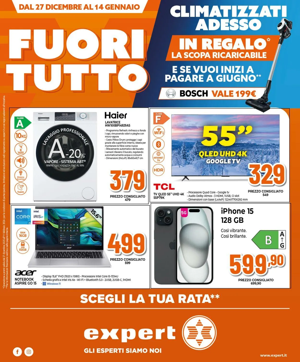 Expert Volantino attuale da 27 dicembre a 14 gennaio di 2026 - Pagina del volantino 1