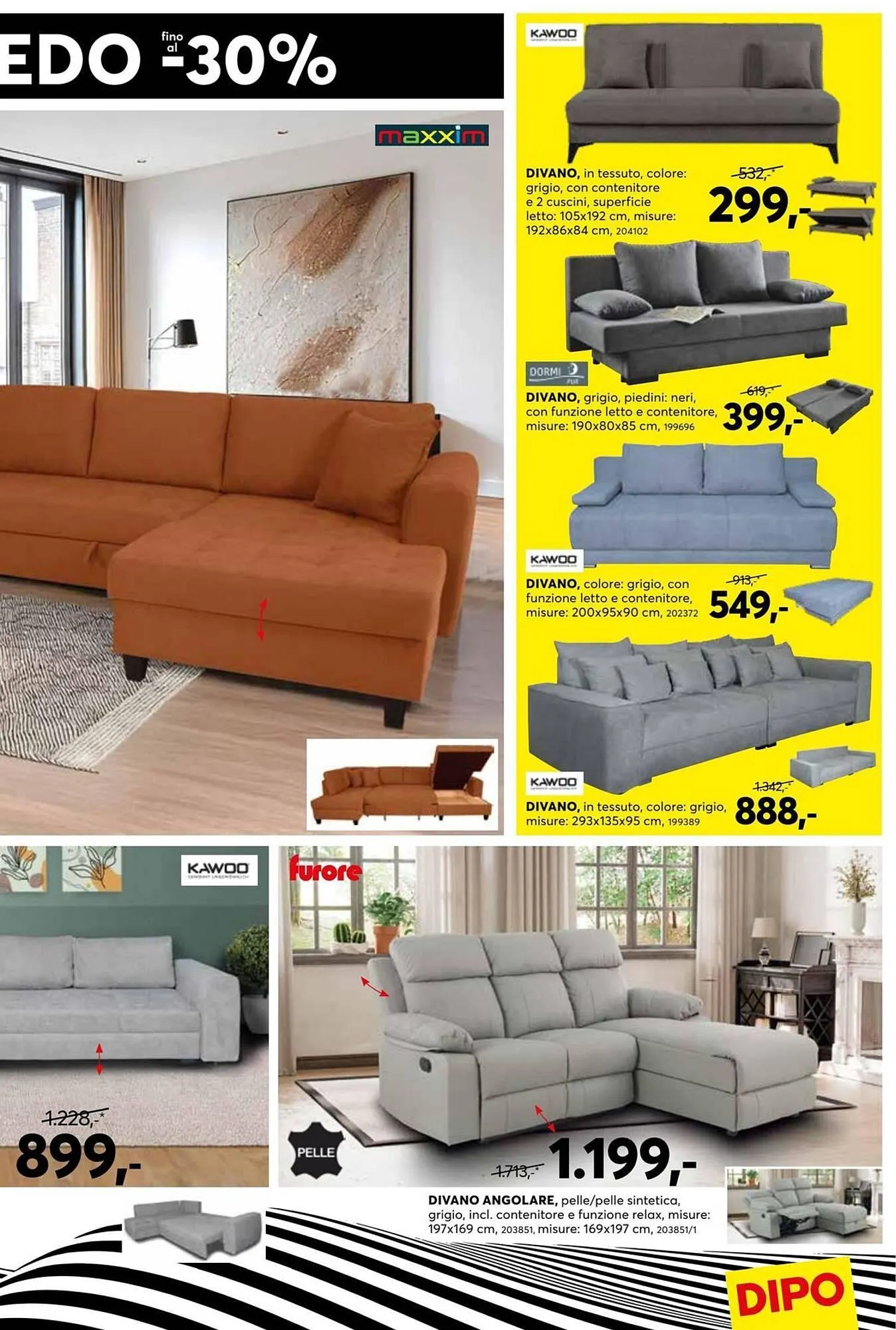 Volantino Dipo Arredamenti da 4 dicembre a 18 dicembre di 2025 - Pagina del volantino 13