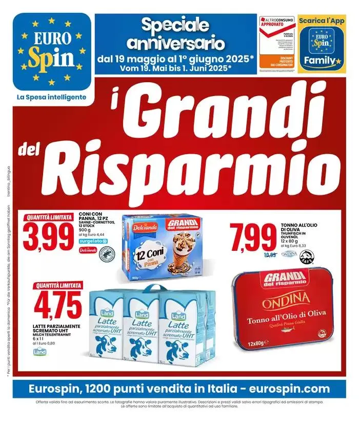 I Grandi del risparmio da 19 maggio a 1 giugno di 2025 - Pagina del volantino 1