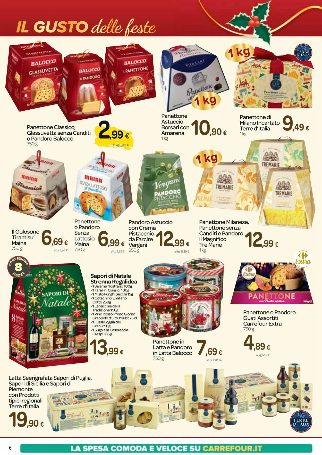 Carrefour Volantino attuale da 7 dicembre a 26 dicembre di 2023 - Pagina del volantino 6