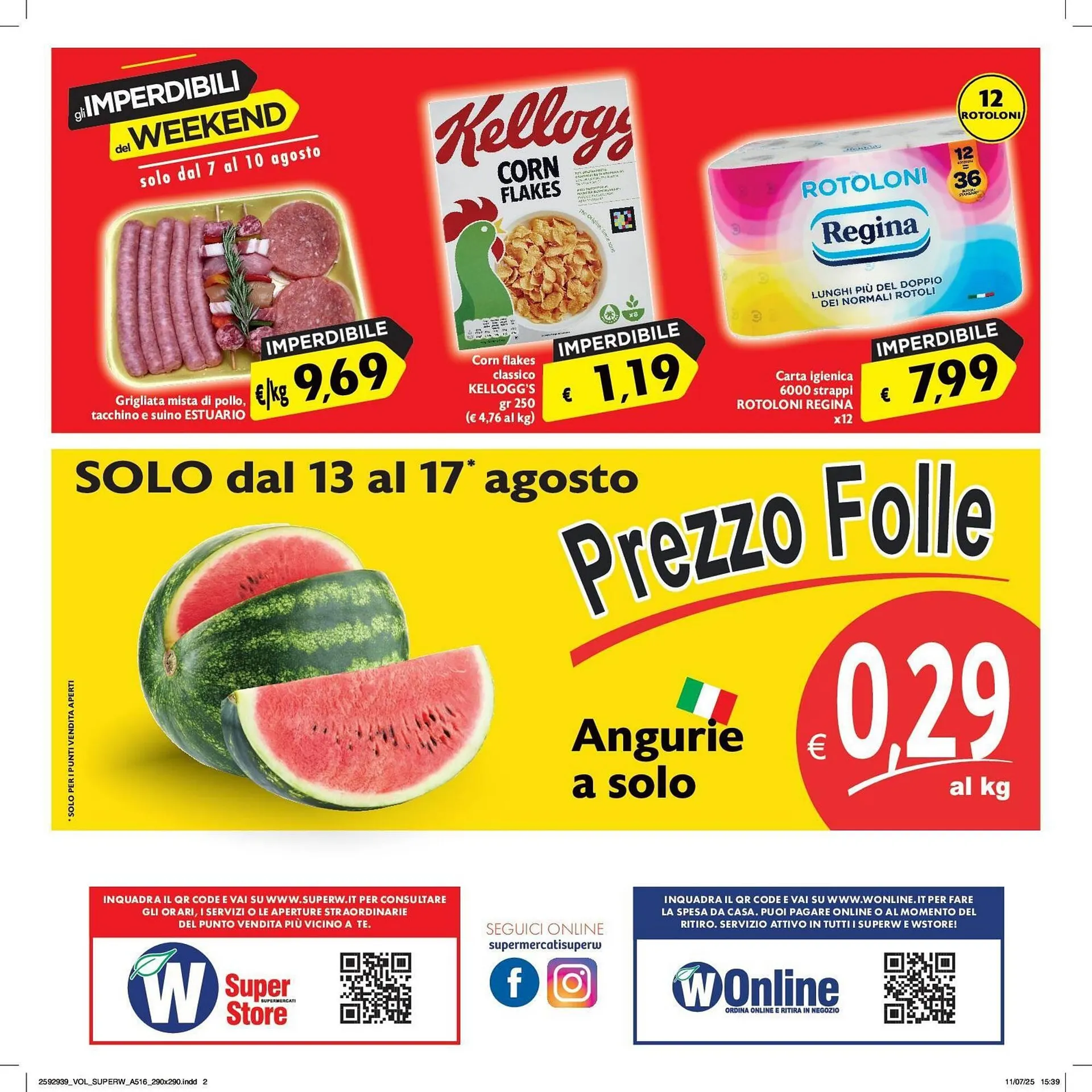 Volantino SuperW da 31 luglio a 13 agosto di 2025 - Pagina del volantino 8