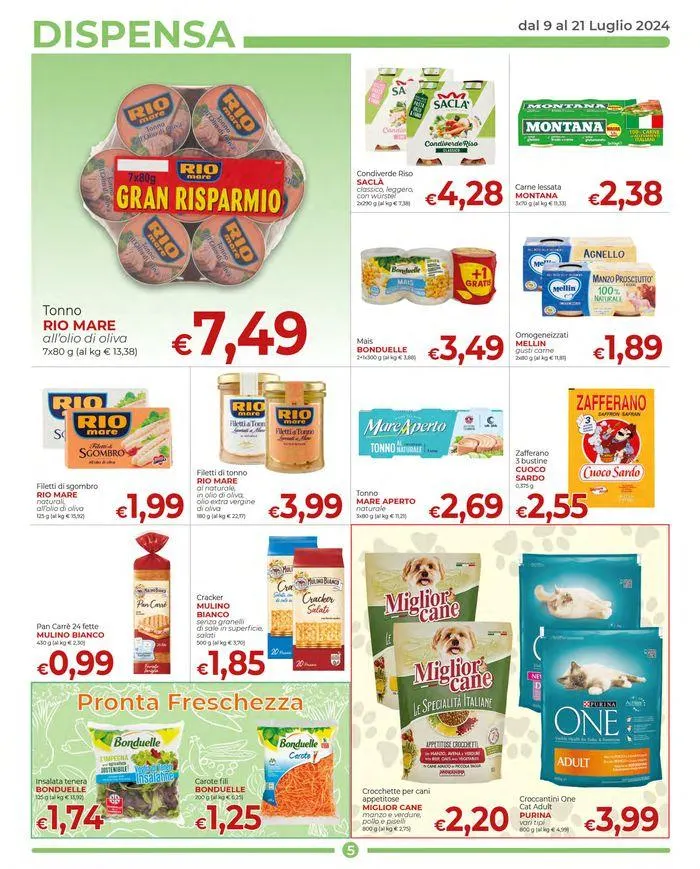 Promozione dal 9 al 21 luglio 2024 da 9 luglio a 21 luglio di 2024 - Pagina del volantino 5