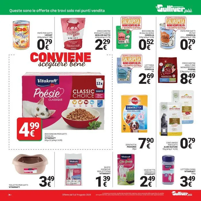 Promo show da 9 agosto a 19 agosto di 2024 - Pagina del volantino 36