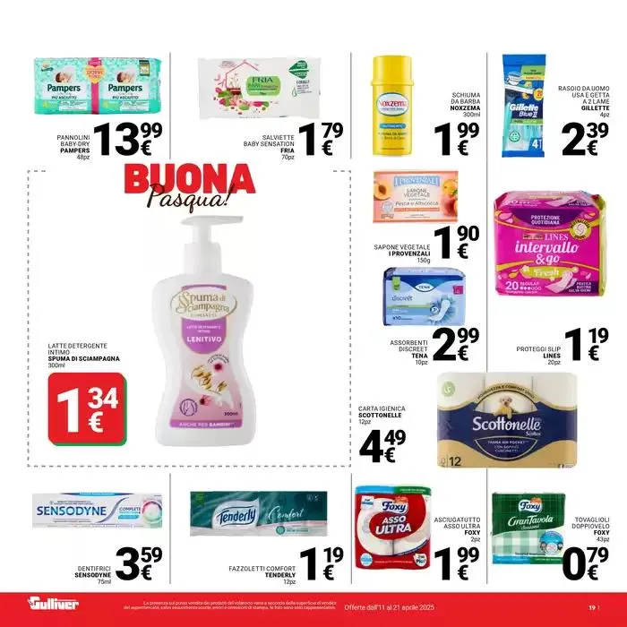 Buona Pasqua da 11 aprile a 21 aprile di 2025 - Pagina del volantino 19