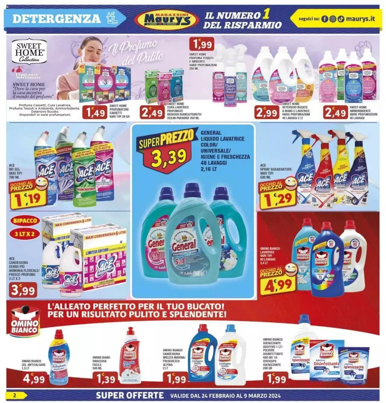 Volantino Maury's da 24 febbraio a 9 marzo di 2024 - Pagina del volantino 2