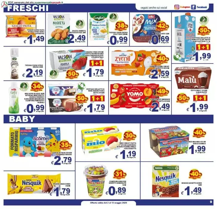 Speciale 1+1 da 2 maggio a 13 maggio di 2025 - Pagina del volantino 9