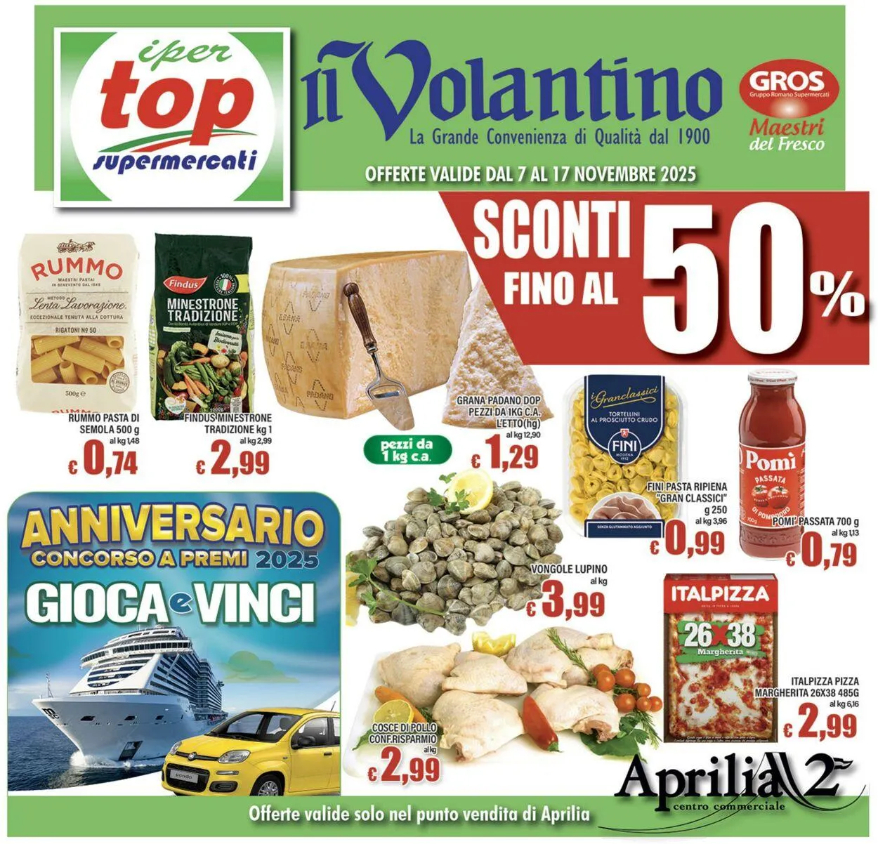 Top Supermercati Volantino attuale da 26 marzo a 9 aprile di 2026 - Pagina del volantino 1