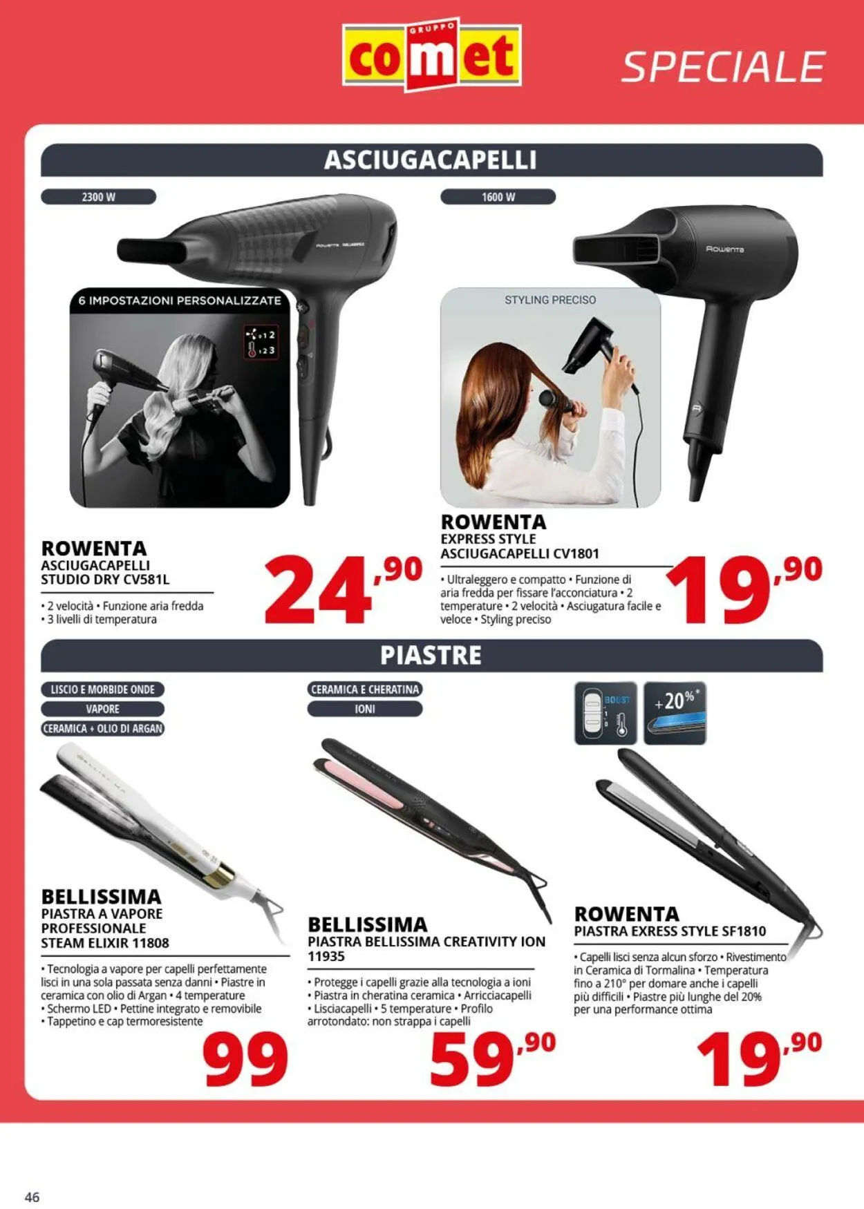 Comet Volantino attuale da 1 agosto a 20 agosto di 2025 - Pagina del volantino 46