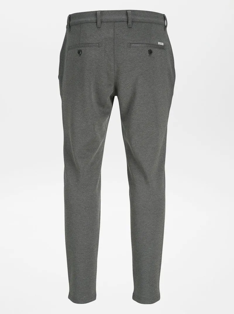 Pantaloni slim in maglia lunghezza 34 'JJ Rebel' - grigio