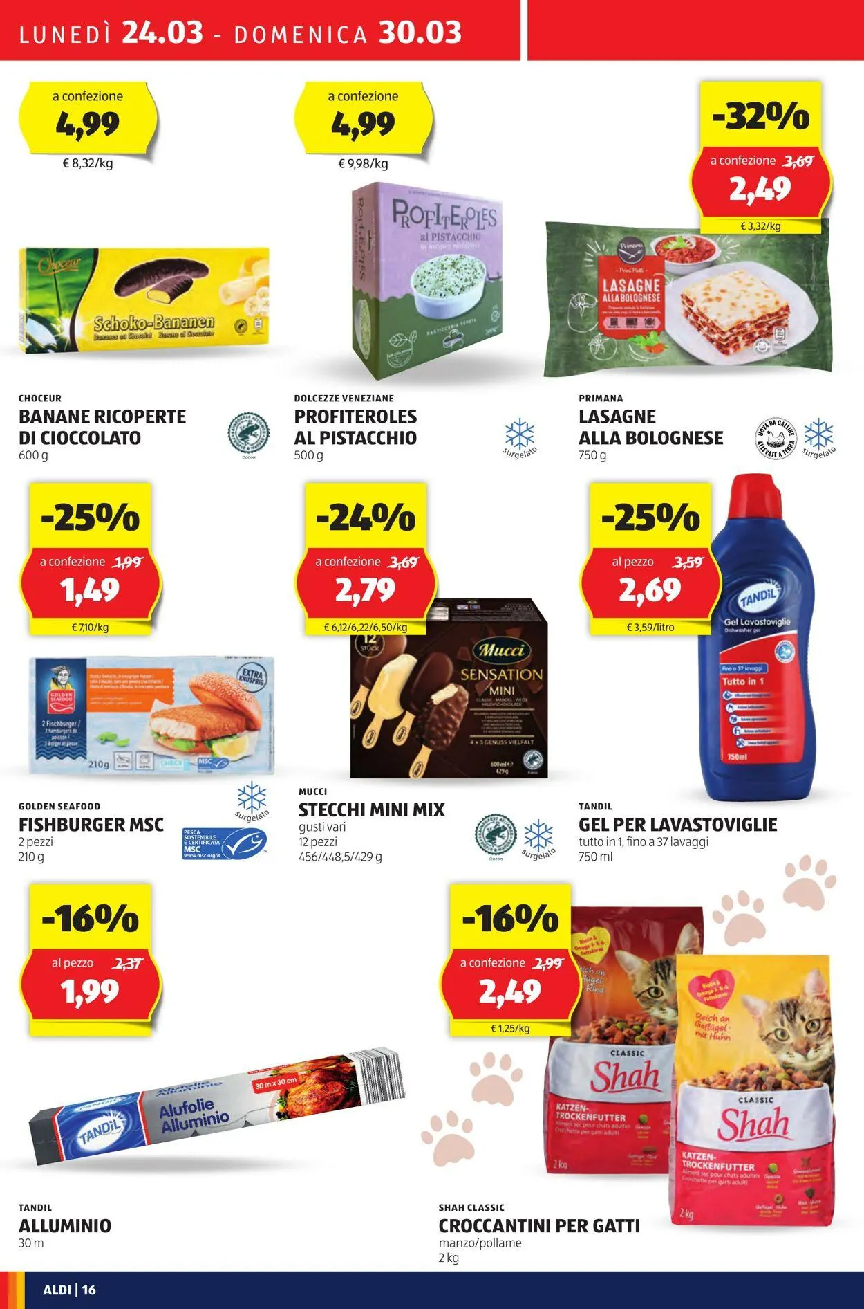 Aldi Volantino attuale da 24 marzo a 30 marzo di 2025 - Pagina del volantino 16