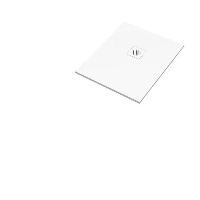 Piatto doccia SENSEA in composito minerale di resina gelificata Remix V3 bianco L 70 x L 90 x H 2.3 cm opaco