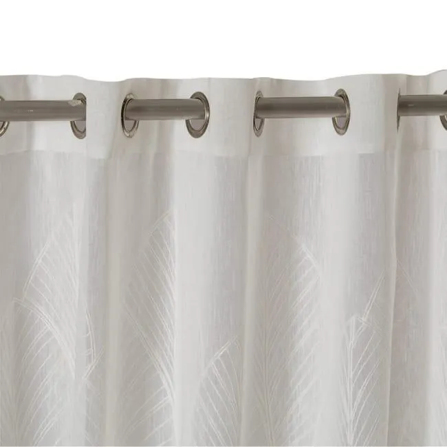Tenda Palmas bianco, occhiello 140x280 cm