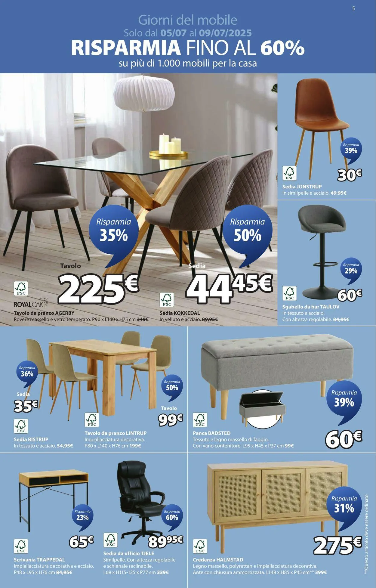 Jysk Volantino attuale da 29 luglio a 12 agosto di 2025 - Pagina del volantino 6