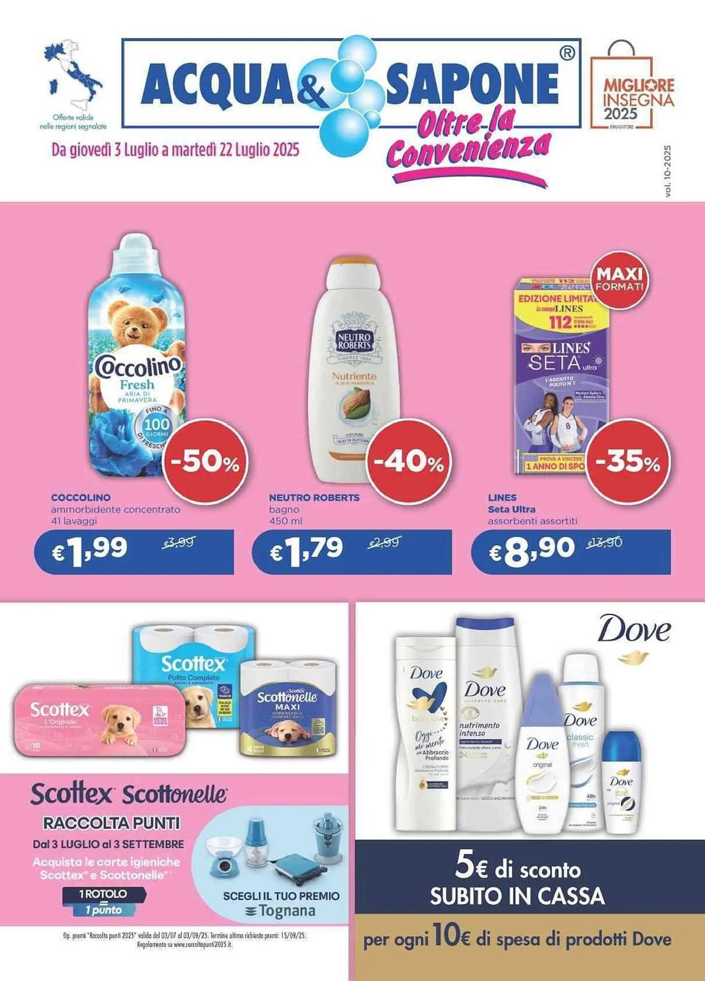 Volantino Acqua & Sapone da 3 luglio a 22 luglio di 2025 - Pagina del volantino 1